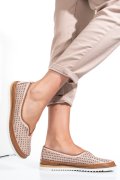 MOCASINI ROZ PIELE NATURALA 1PC26