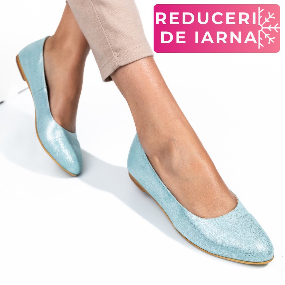 BALERINI VERDE SIDEF PIELE NATURALA 1PC06