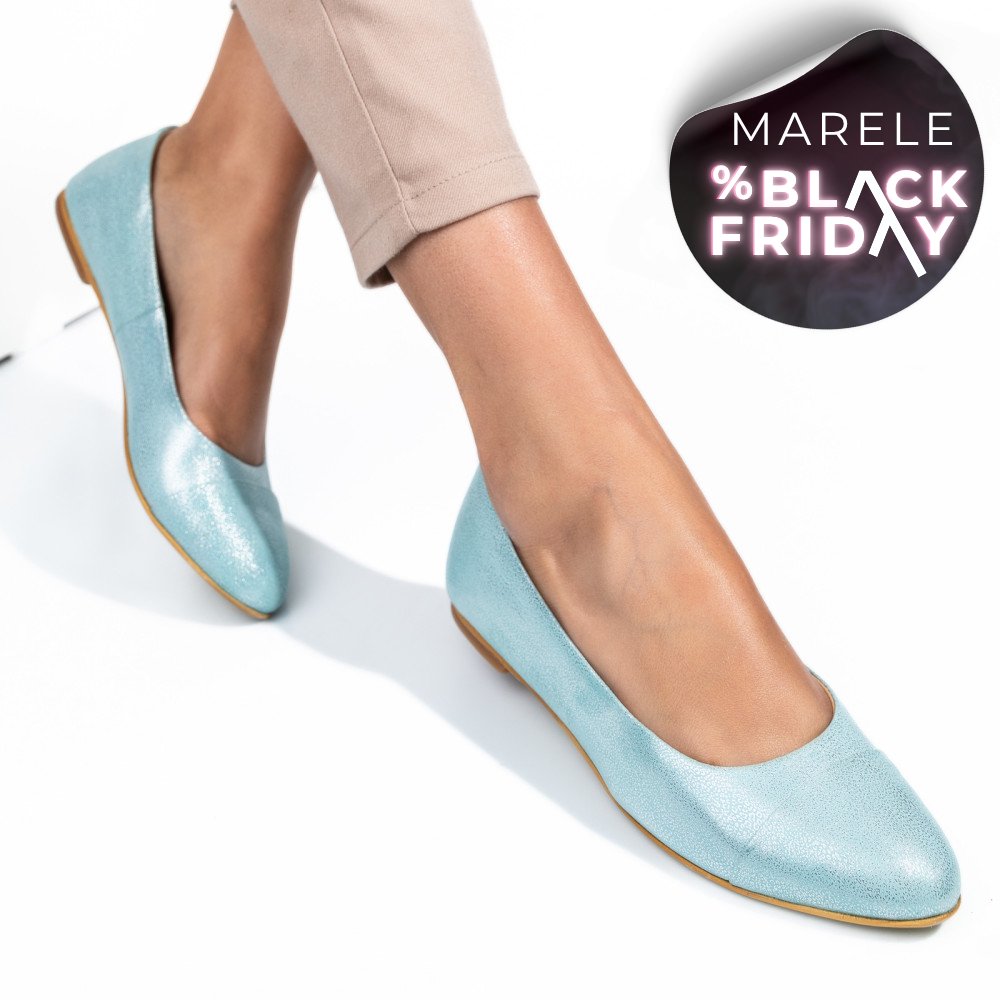 BALERINI VERDE SIDEF PIELE NATURALA 1PC06