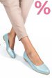 Balerini verde sidef piele naturala 1pc06