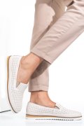 MOCASINI BEJ PIELE NATURALA 2PC36