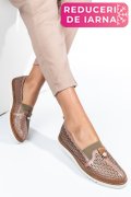 MOCASINI ROZ PIELE NATURALA 1PC25