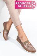 MOCASINI ROZ PIELE NATURALA 1PC25