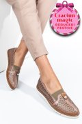MOCASINI ROZ PIELE NATURALA 1PC25