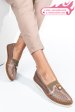 Mocasini roz piele naturala 1pc25