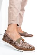 MOCASINI ROZ PIELE NATURALA 1PC25