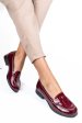 Pantofi rosii piele naturala lacuita 8pc01