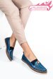 Mocasini albastri piele naturala 1pc25