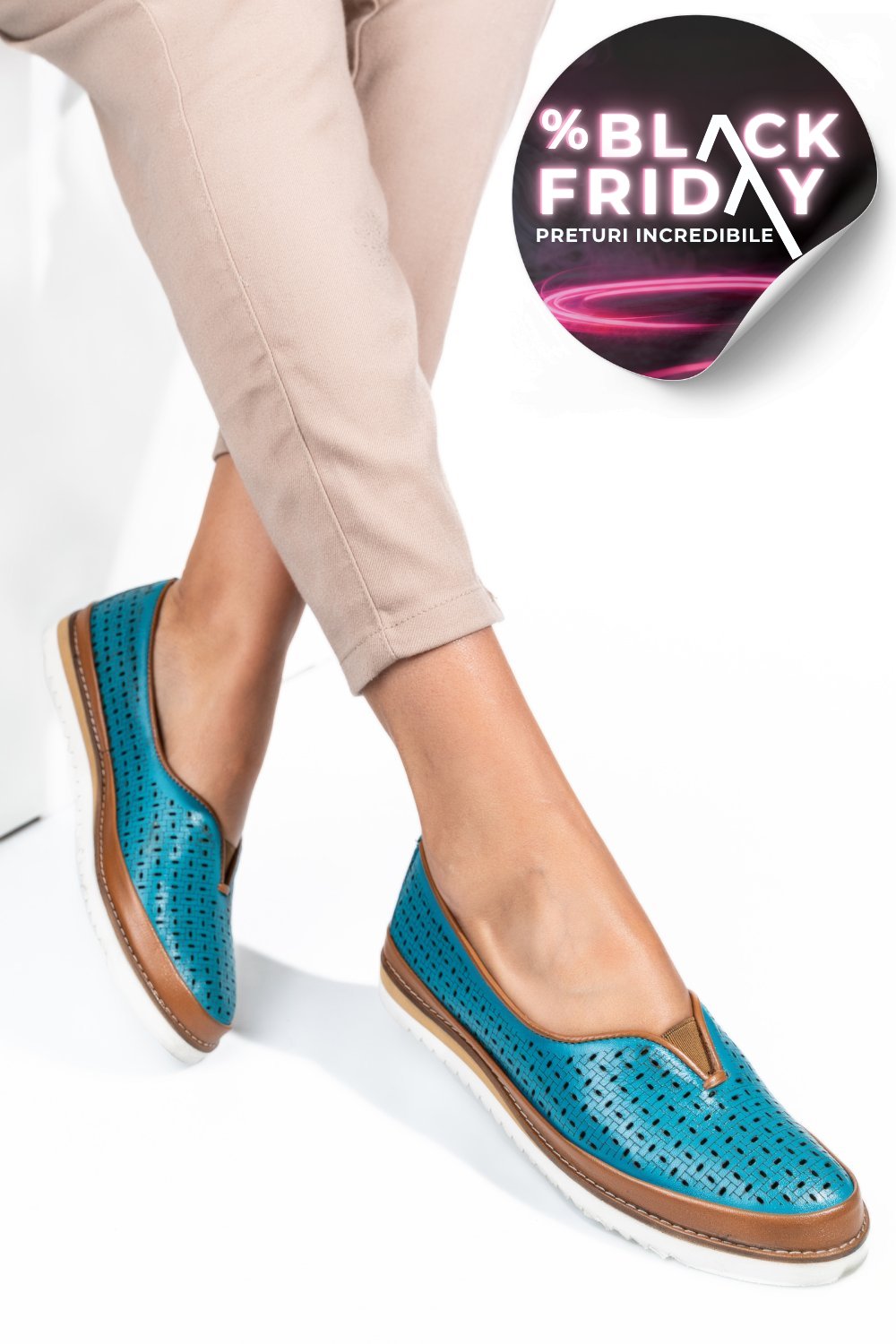 MOCASINI TURCOAZ PIELE NATURALA 1PC26