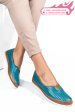 Mocasini turcoaz piele naturala 1pc26