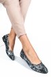 Balerini negru argintiu piele naturala 1pc12