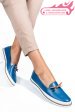 Mocasini albastri piele naturala 1pc07