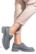 MOCASINI GRI PIELE NATURALA 4PC247