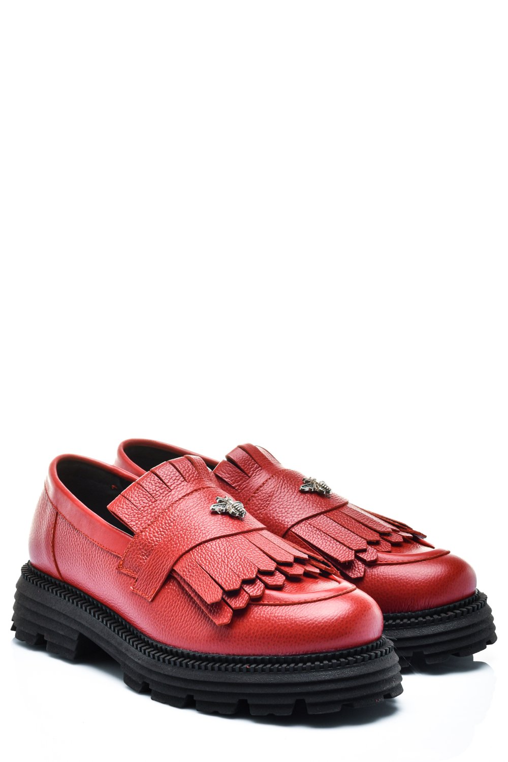 MOCASINI DAMA PIELE NATURALA ROSII 3S7795