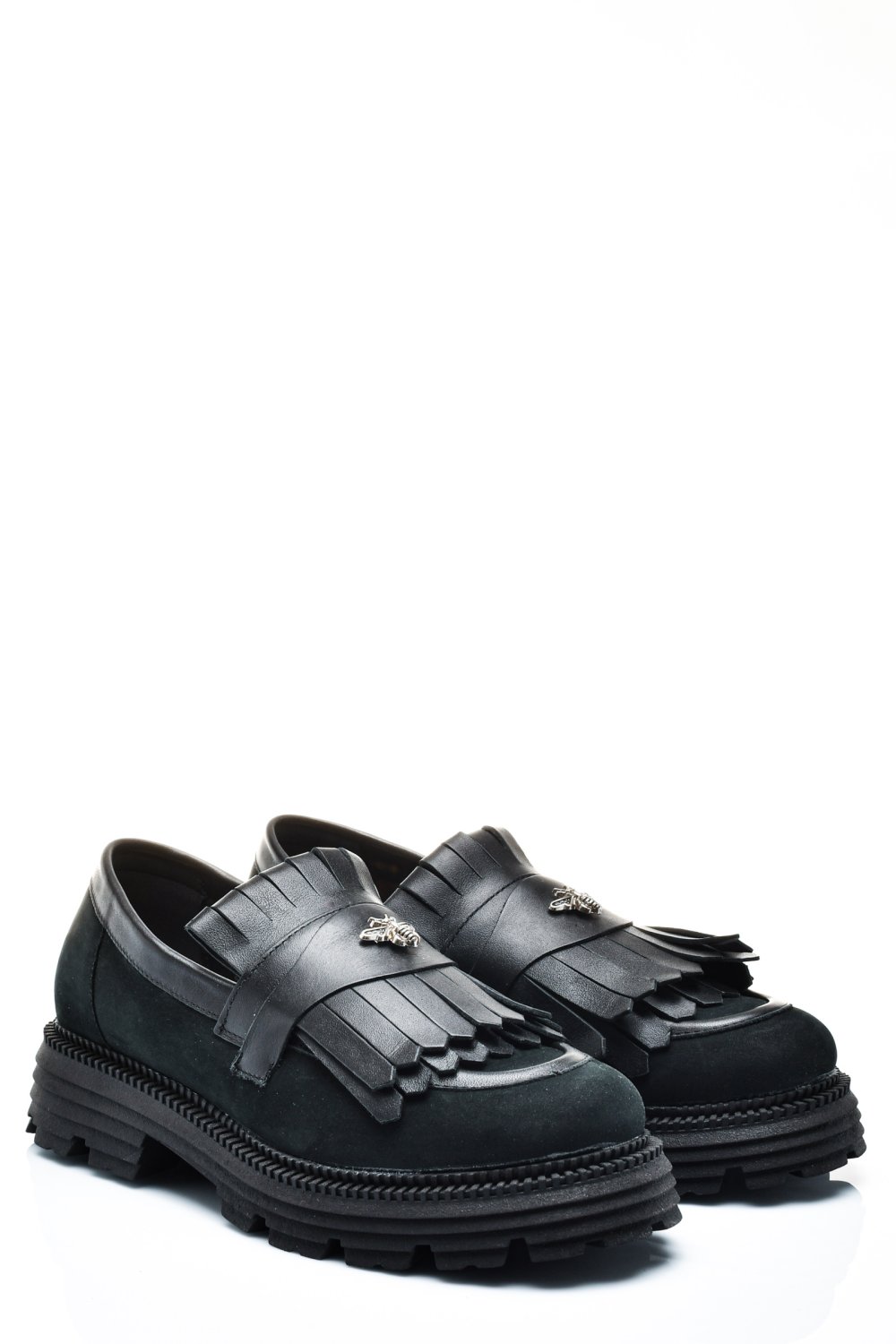 MOCASINI DAMA PIELE NATURALA NEGRI NABUK 3S7795