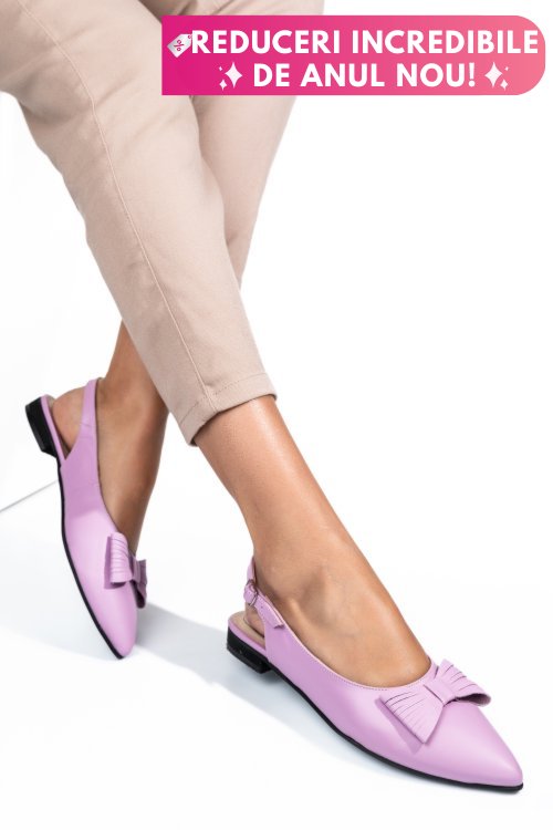 Balerini mov piele naturala 3s7720