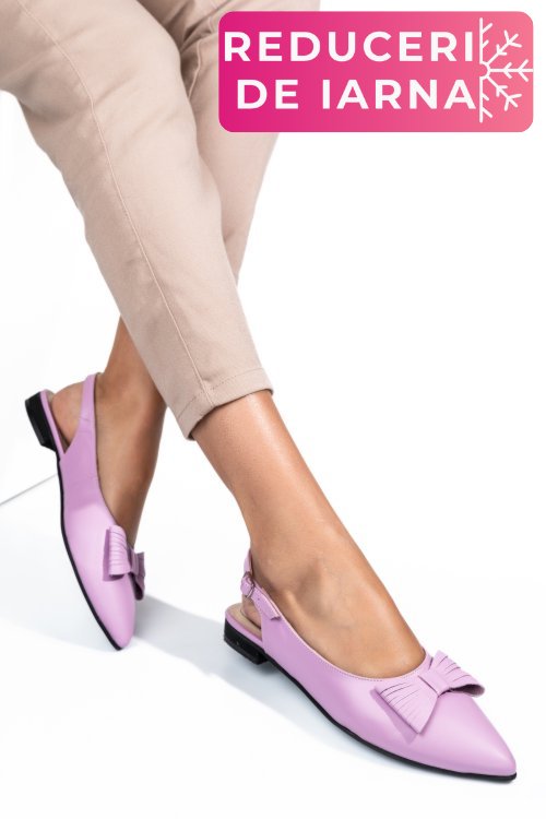 Balerini mov piele naturala 3s7720