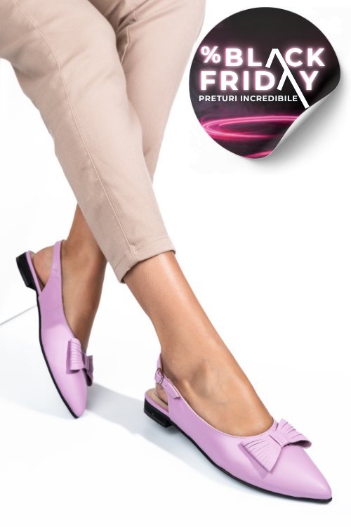 Balerini mov piele naturala 3s7720