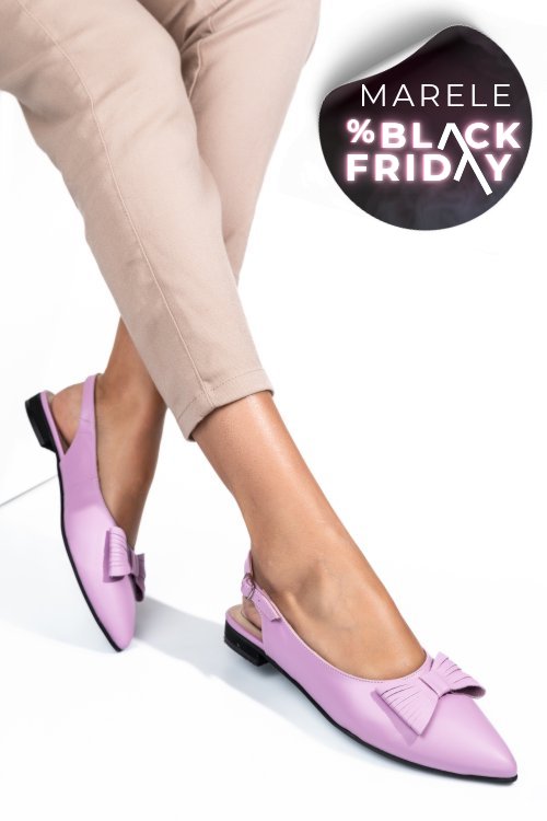 Balerini mov piele naturala 3s7720