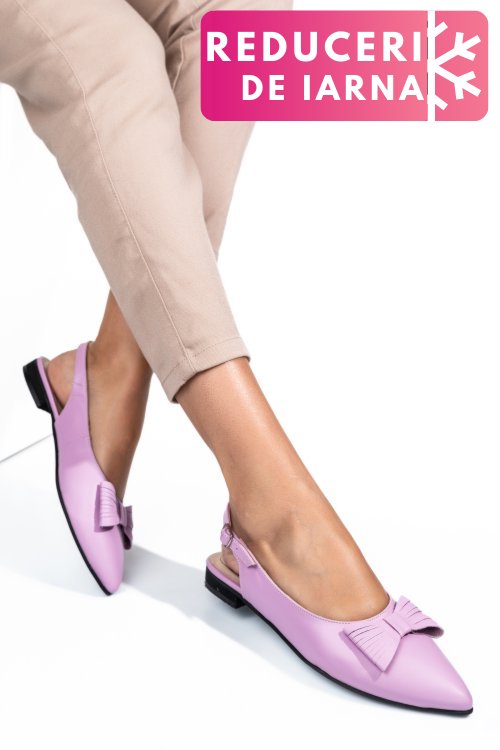 Balerini mov piele naturala 3s7720