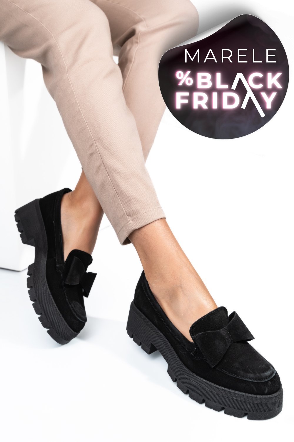 MOCASINI NEGRI PIELE NATURALA INTOARSA 2S77115