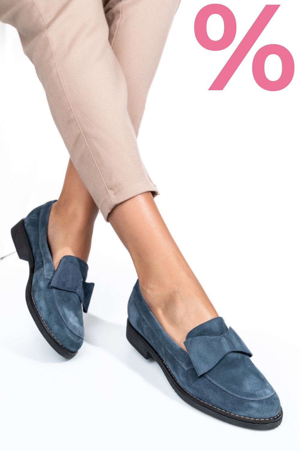 MOCASINI BLEUMARIN PIELE NATURALA INTOARSA 2S77110