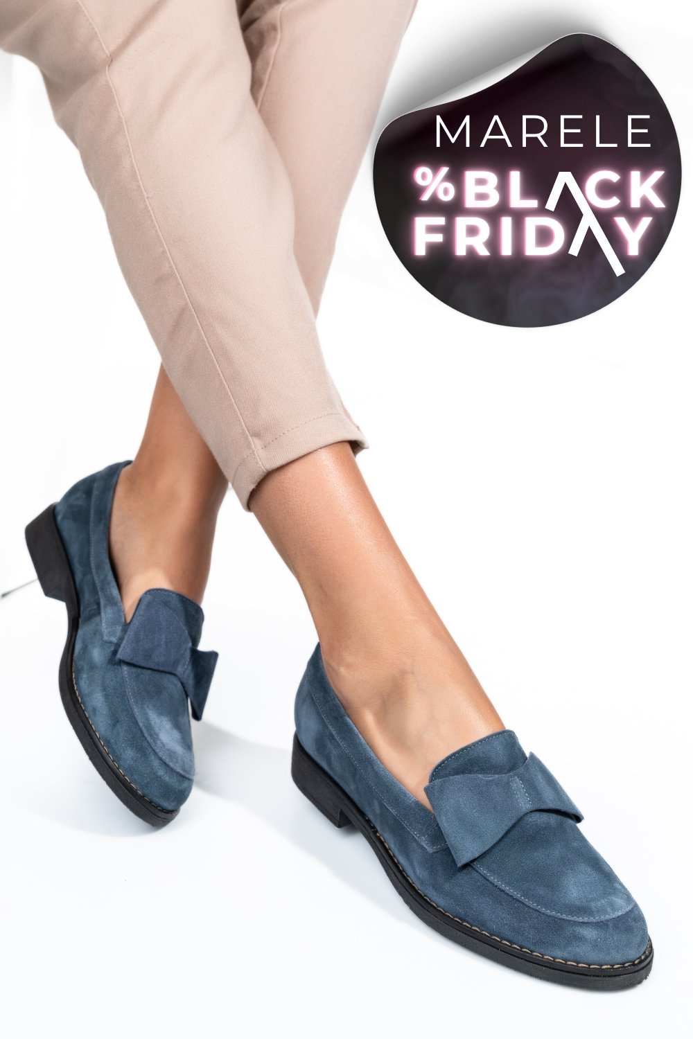 MOCASINI BLEUMARIN PIELE NATURALA INTOARSA 2S77110