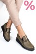 Pantofi verzi piele naturala 4s7747