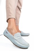 MOCASINI BLEU PIELE NATURALA INTOARSA WM424R01