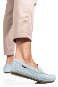 MOCASINI BLEU PIELE NATURALA INTOARSA WM424R01