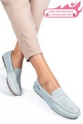 MOCASINI BLEU PIELE NATURALA INTOARSA WM424R01