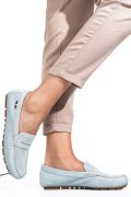 MOCASINI BLEU PIELE NATURALA INTOARSA WM424R01