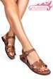 Sandale maro piele naturala ipcbz-002
