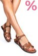 Sandale maro piele naturala ipcbz-002