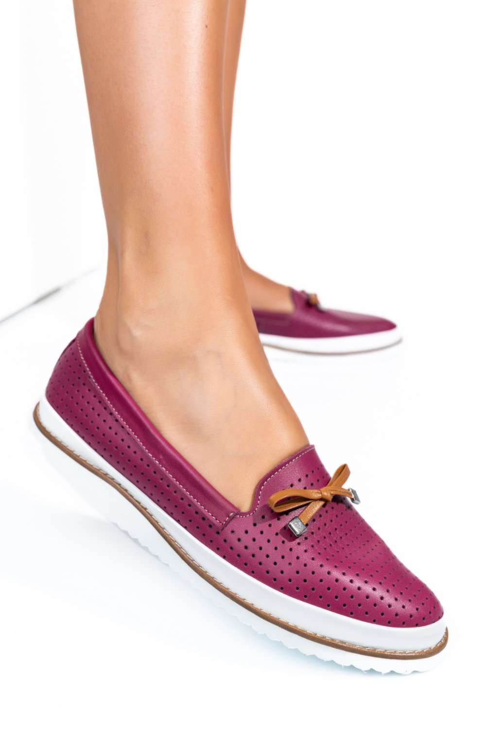 MOCASINI MOV PIELE NATURALA 1PC07B