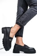 MOCASINI NEGRI PIELE NATURALA IPCBM006