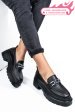 Mocasini negri piele naturala ipcbm004