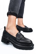 MOCASINI NEGRI PIELE NATURALA IPCBM028
