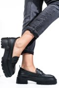 MOCASINI NEGRI PIELE NATURALA IPCBM028