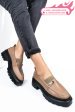 Mocasini maro piele naturala ipcbm010
