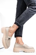 MOCASINI BEJ PIELE NATURALA IPCBM013