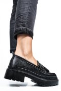 MOCASINI NEGRI PIELE NATURALA IPCBM025