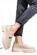MOCASINI BEIGE PIELE NATURALA IPCBM014