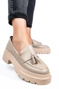 MOCASINI BEJ PIELE NATURALA IPCBM029