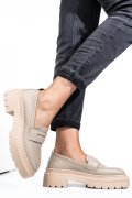 MOCASINI BEJ PIELE NATURALA IPCBM026