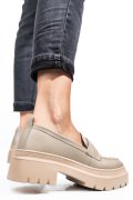 MOCASINI BEJ PIELE NATURALA IPCBM026