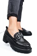 MOCASINI NEGRI PIELE NATURALA IPCBM019