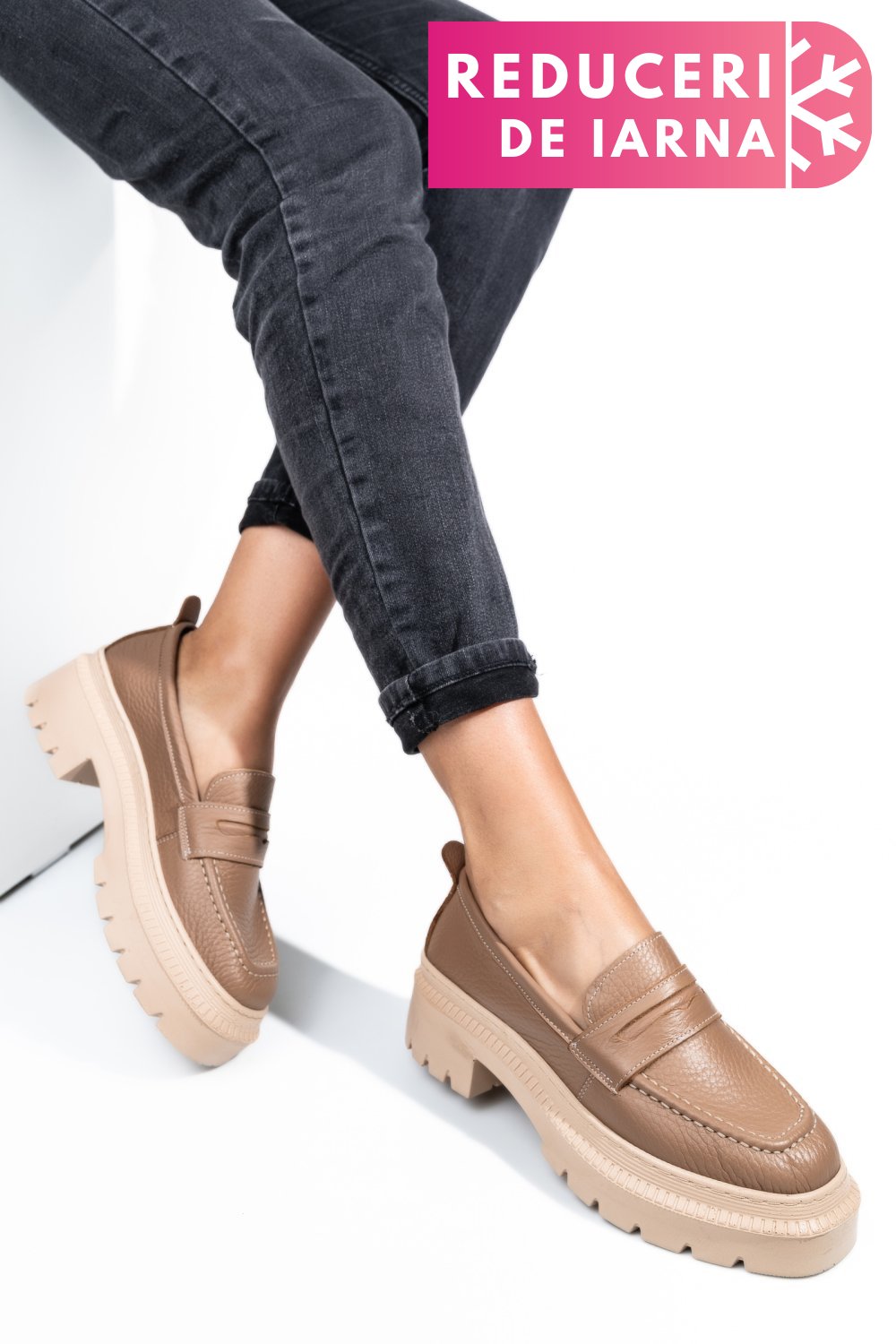 MOCASINI MARO PIELE NATURALA IPCBM024