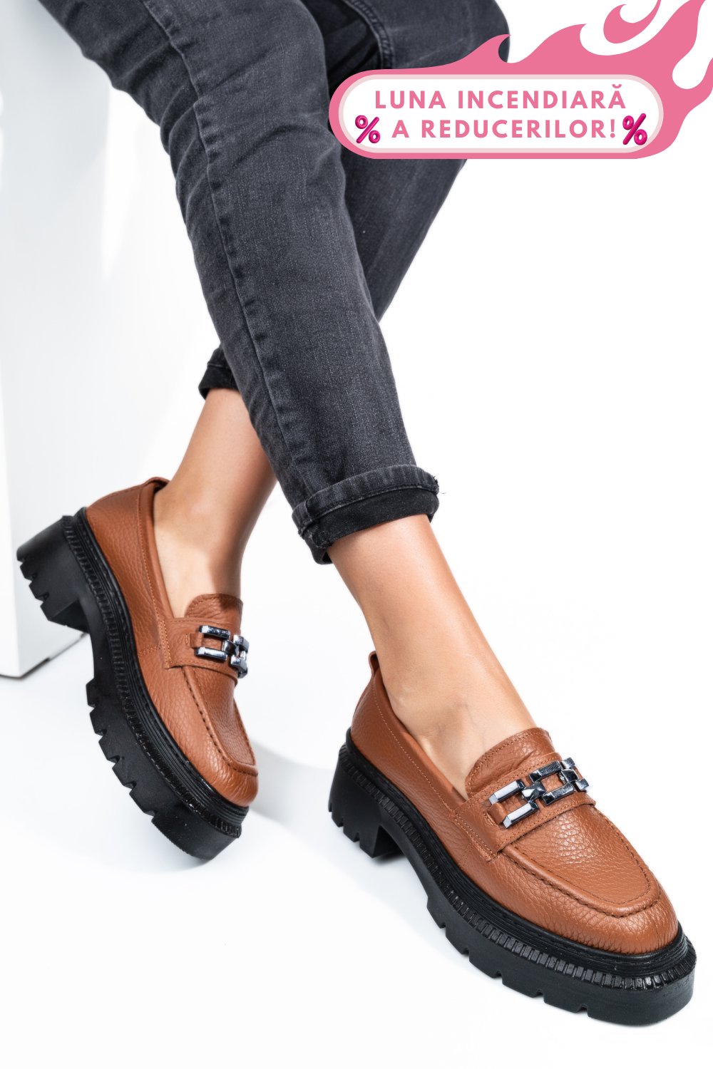 MOCASINI MARO PIELE NATURALA IPCBM016