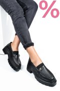 MOCASINI NEGRI PIELE NATURALA IPCBM012